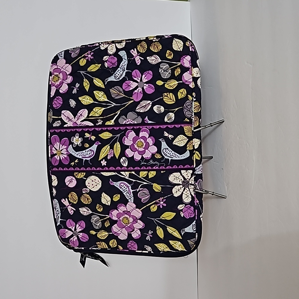Vera Bradley Floral Laptop Case - Purple and Yellow